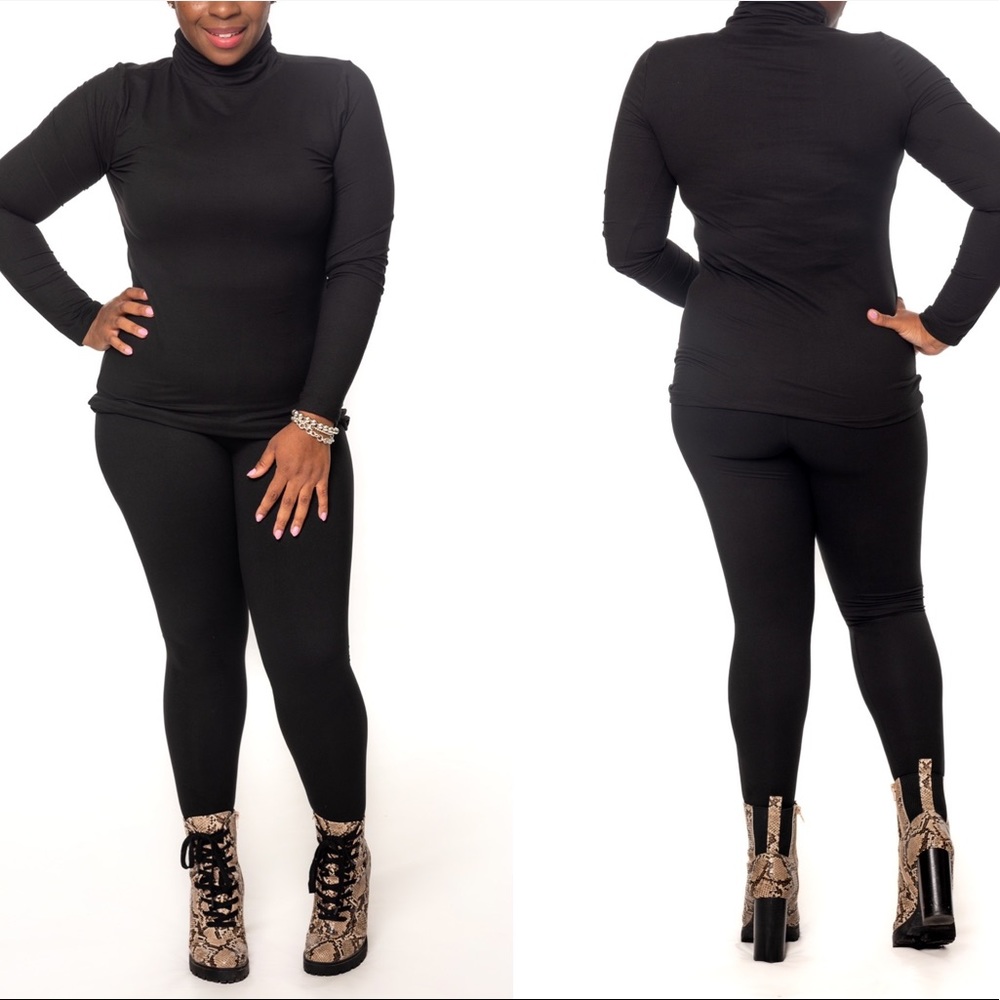 Turtleneck Leggings Set